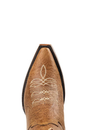 Alexa Midi Wide Calf Snip Toe Cowgirl Boot