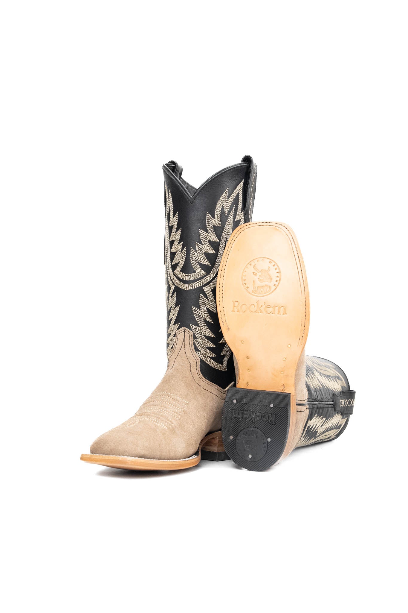 Sophia Roughout Square Toe Cowgirl Boot FINAL SALE