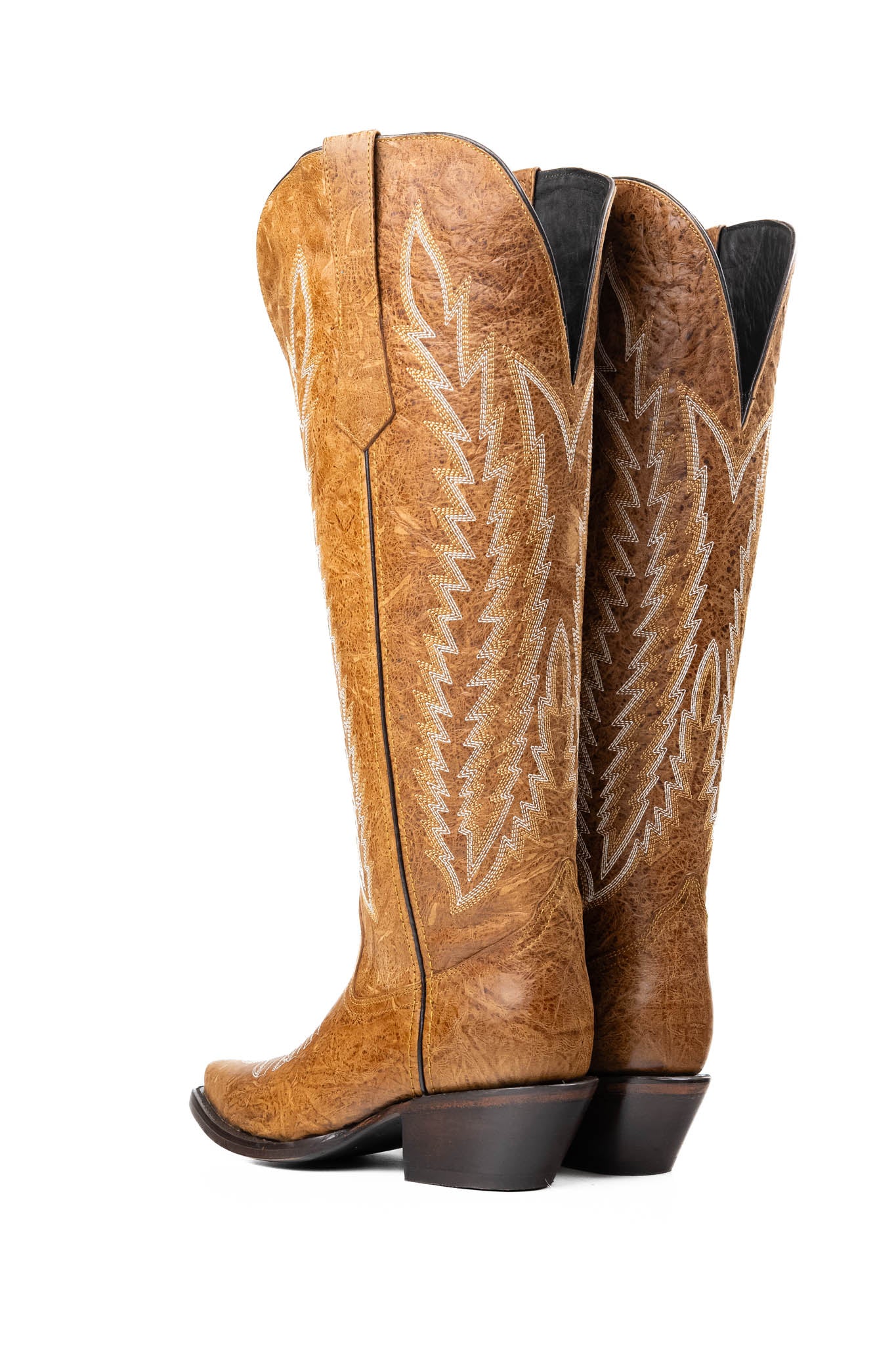 Gia Tall Wide Calf Snip Toe Cowgirl Boot