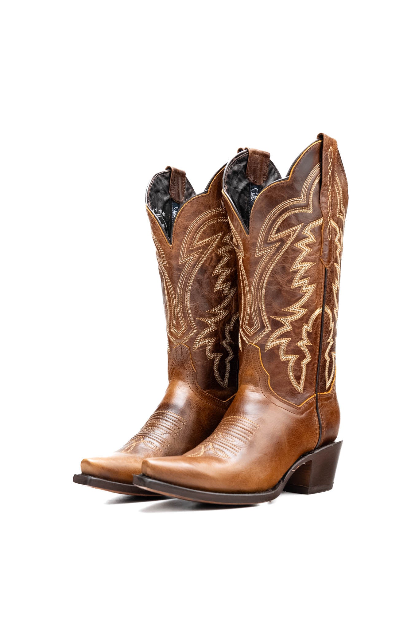 Mia Wide Calf Snip Toe Cowgirl Boot