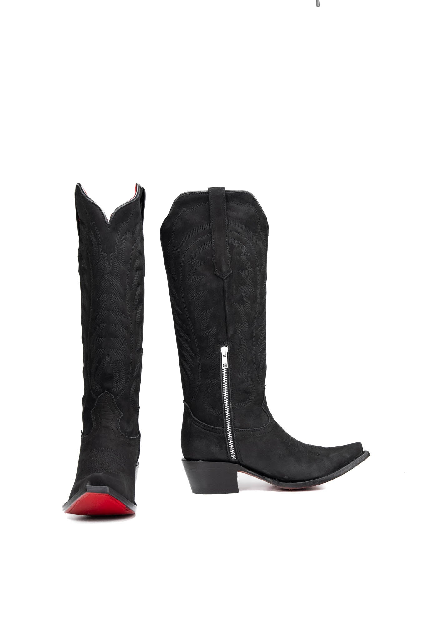 Kelly Tall Red Bottom Snip Toe Cowgirl Boot FINAL SALE