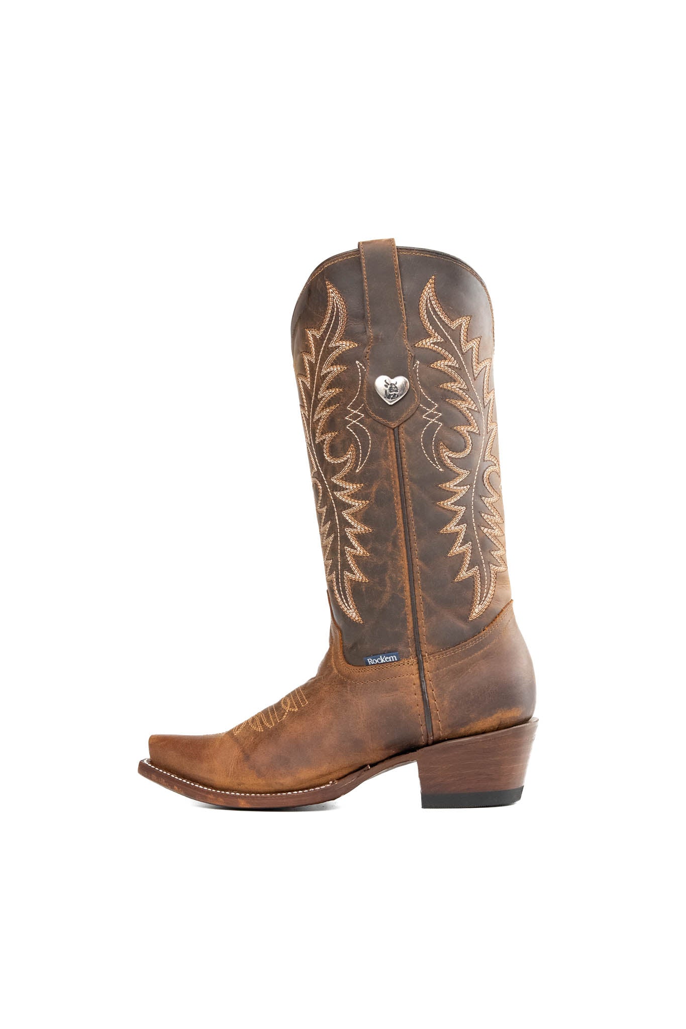 Bailey Ebano Snip Toe Cowgirl Boot