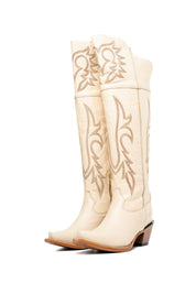 Jeimmy Knee High Snip Toe Cowgirl Boot