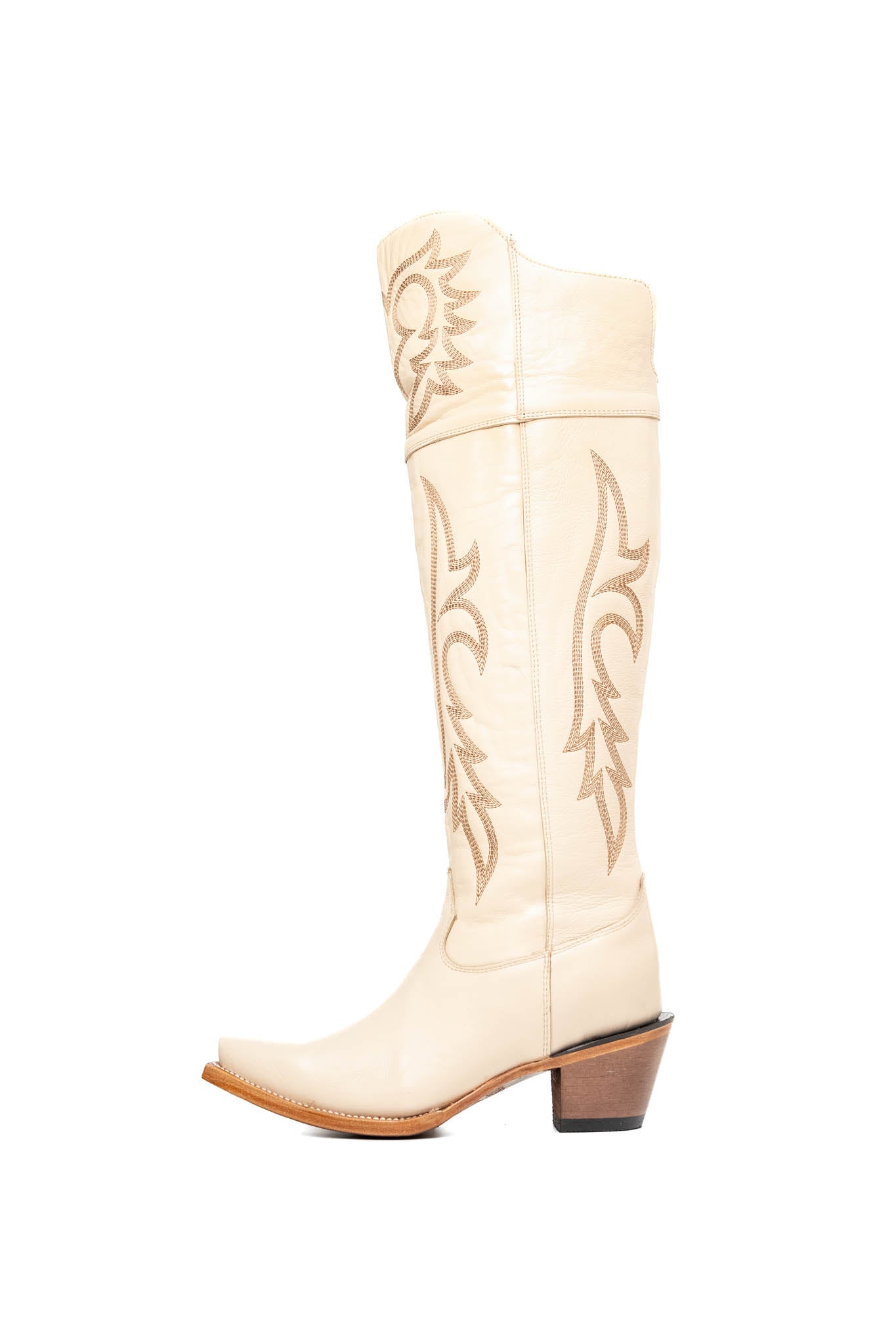 Jeimmy Knee High Snip Toe Cowgirl Boot