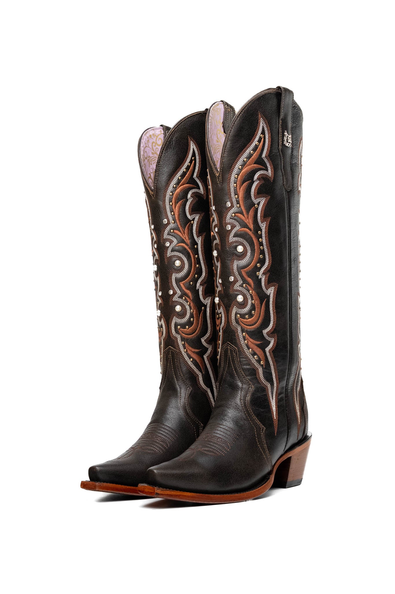 Yuli Tall Snip Toe Cowgirl Boot FINAL SALE