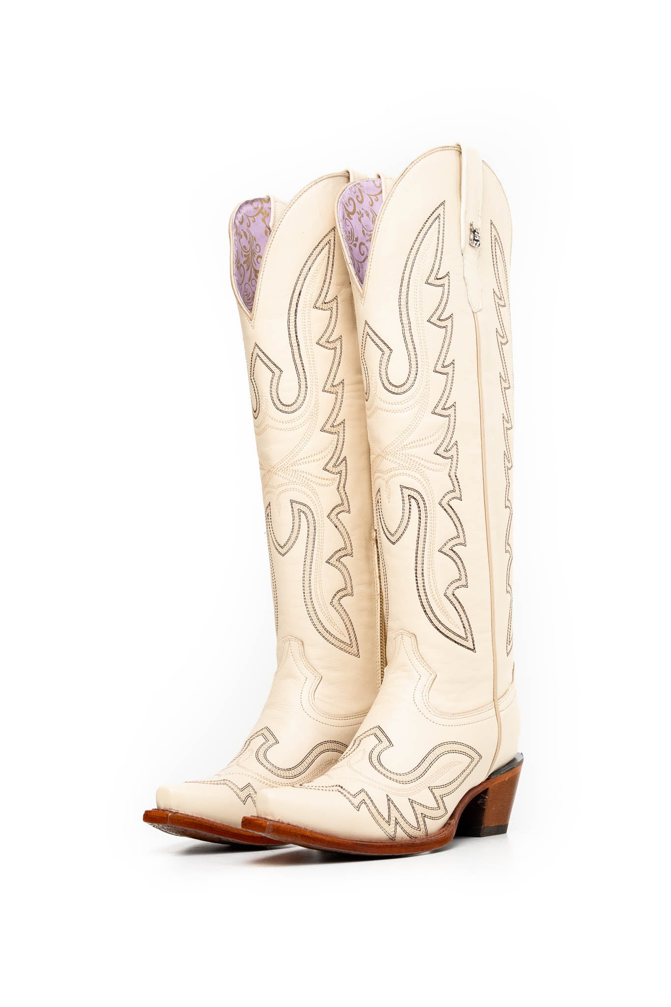 APL White High-Top Boots with Neon Yellow Accents Women main image 3