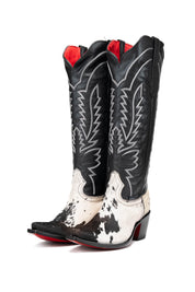 Bianca Tall Red Bottom Cowhide Snip Toe Cowgirl Boot Size 9 Box Q15