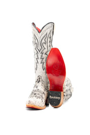Alexa Cowhide Red Bottom Snip Toe Cowgirl Boot Size 7 Box RW47