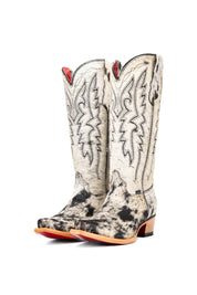 Alexa Cowhide Red Bottom Snip Toe Cowgirl Boot Size 8 Box RW55