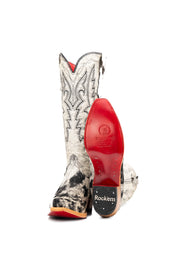 Alexa Cowhide Red Bottom Snip Toe Cowgirl Boot Size 8 Box RW55