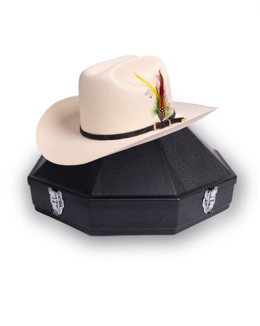 Rock em Sinaloa 1000X Fino Straw Hat Hat Case Rock Em