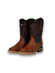 Little Bruce Ostrich Cowboy Boot