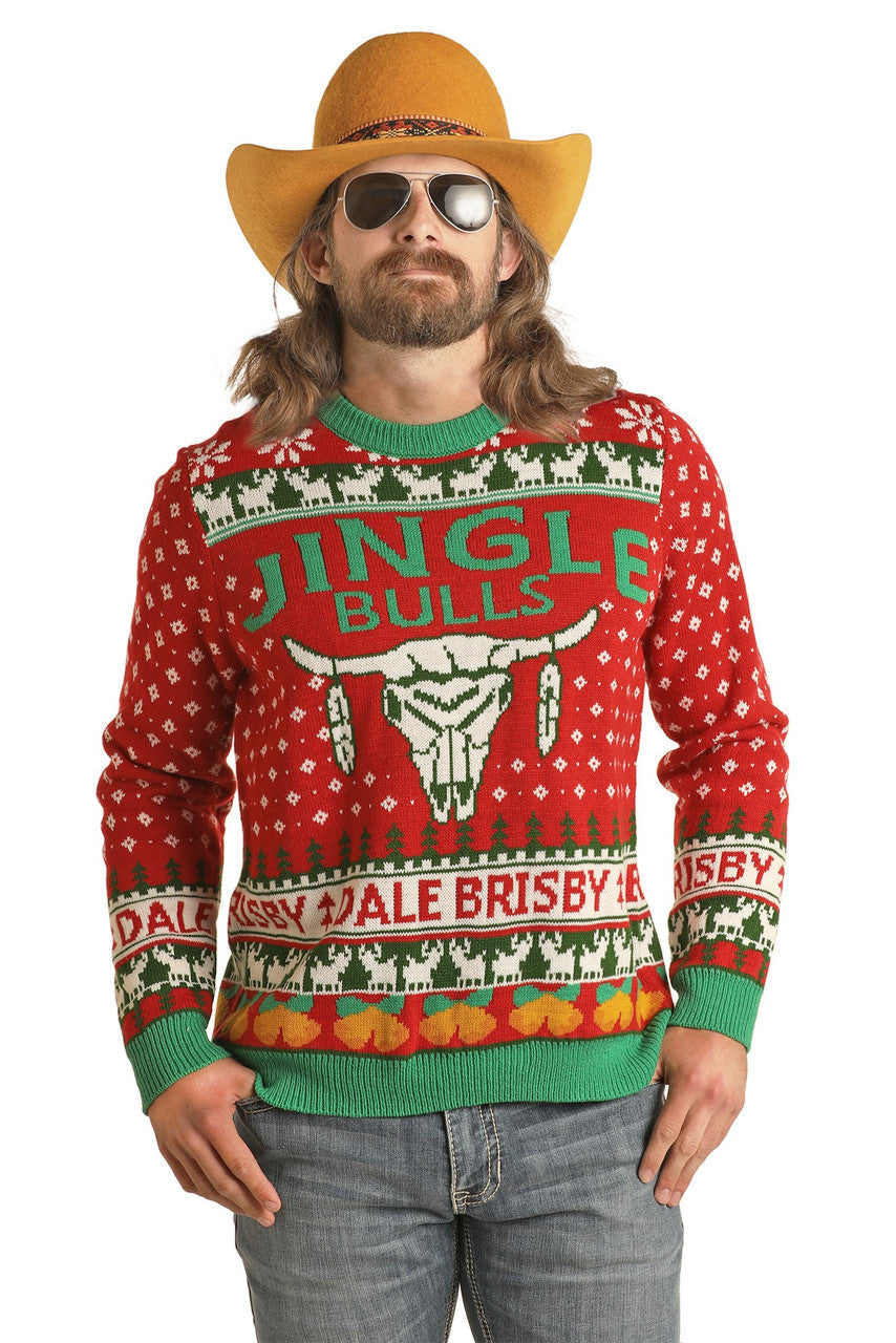 Rock & Roll Denim Dale Brisby Graphic Men's Sweater BU32T02957 JJ