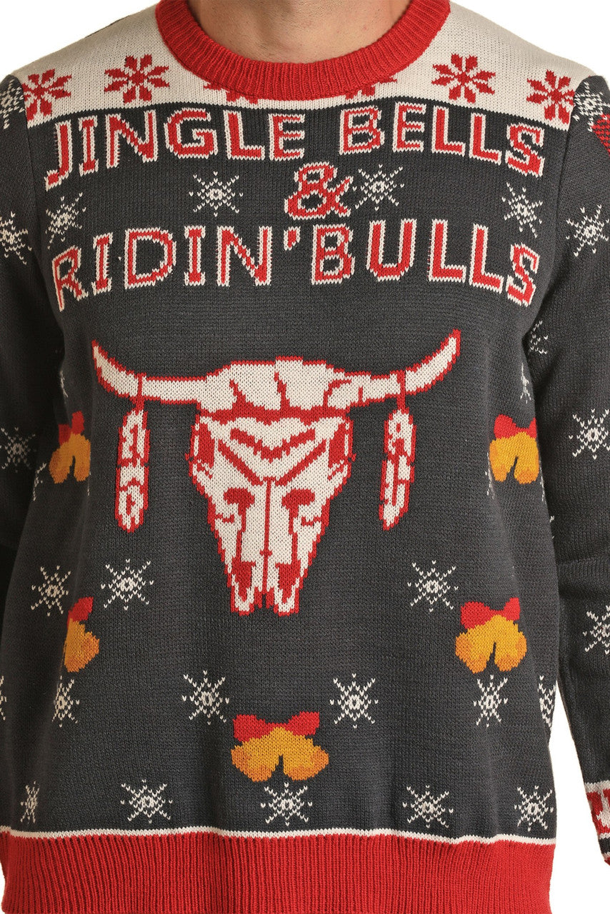 Rock & Roll Denim Dale Brisby Graphic Men's Sweater BU32T02957 JJ