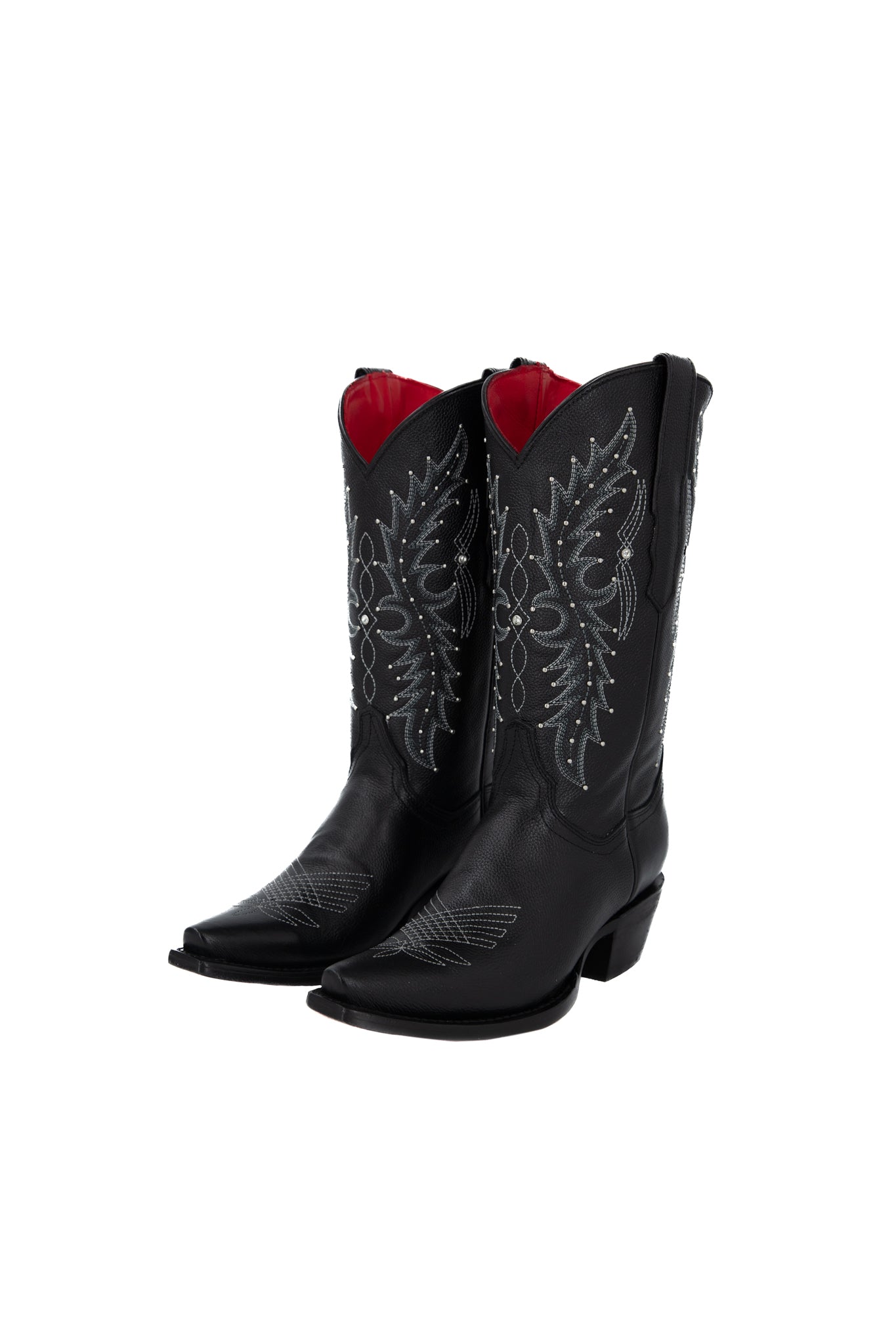 The Ruby Ebano Red Sole Square Toe Boot