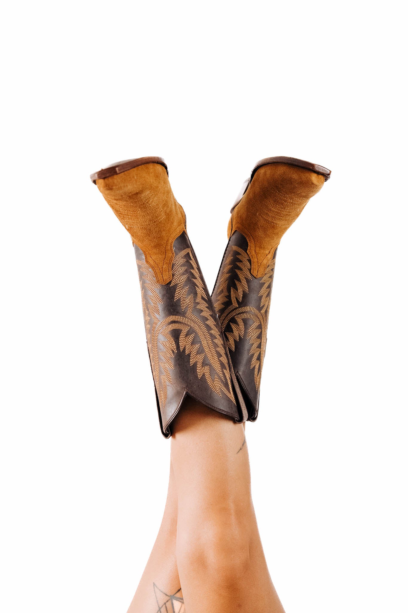 Helena Roughout Snip Toe Cowgirl Boot FINAL SALE