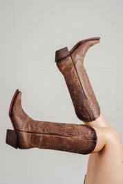 Coraline X Snip Toe Midi Cowgirl Boot