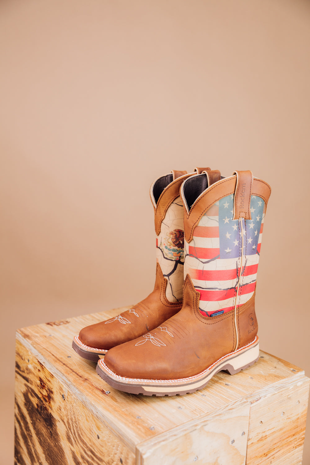 Dan Post Women's Stars & Stripes Western Boots - Snip Toe