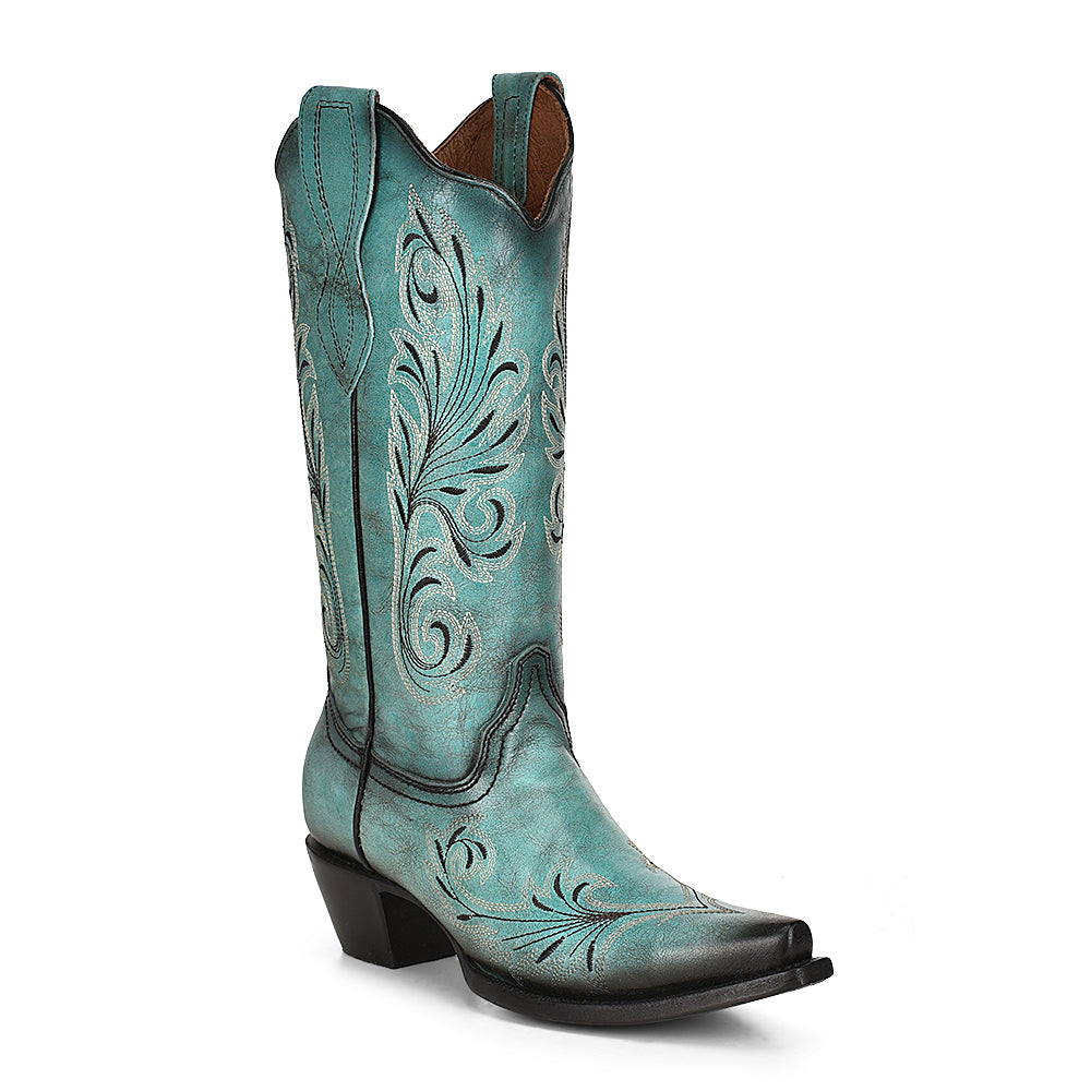 COWGIRL STYLE Turquoise N Rhinestone Square Concho Turquoise