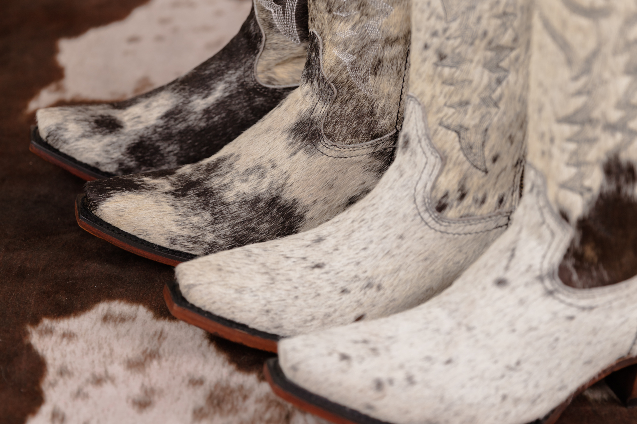 Tall Cowhide Women's Boots