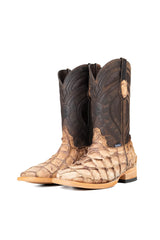 King Ranch Pirarucu Exotic Square Toe Cowboy Boot