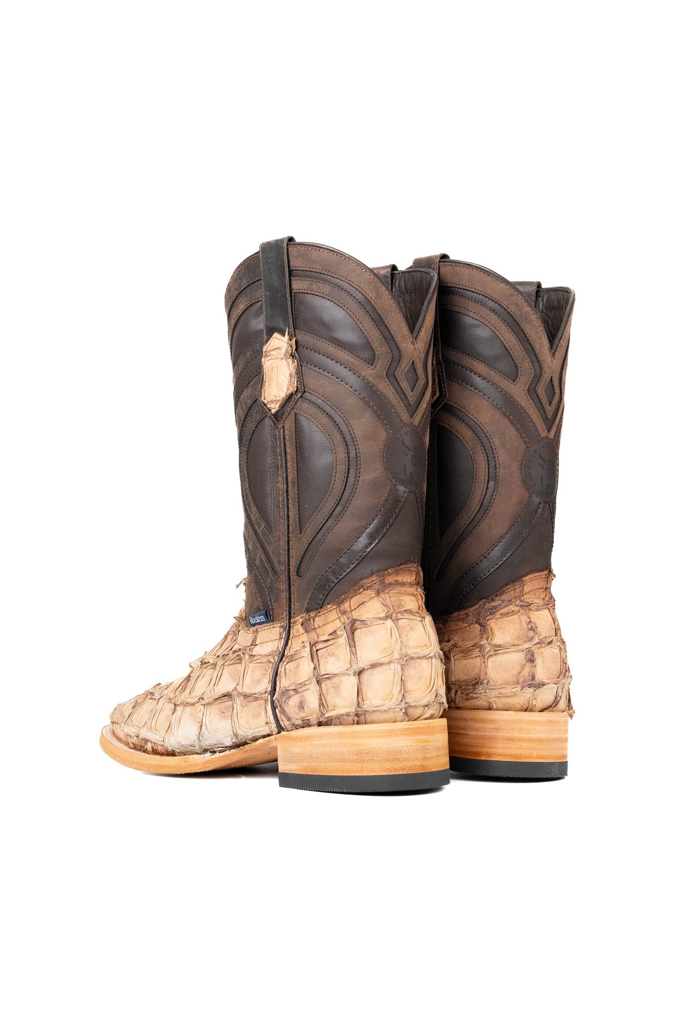 King Ranch Pirarucu Exotic Square Toe Cowboy Boot