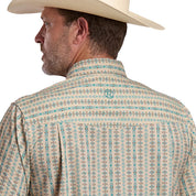 Roper Vertical Aztec Short Sleeve Pearl Snap