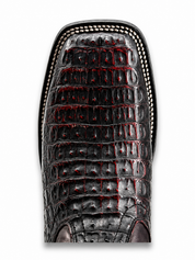 Caiman Hornback Belcrest Square Toe Cowboy Boot
