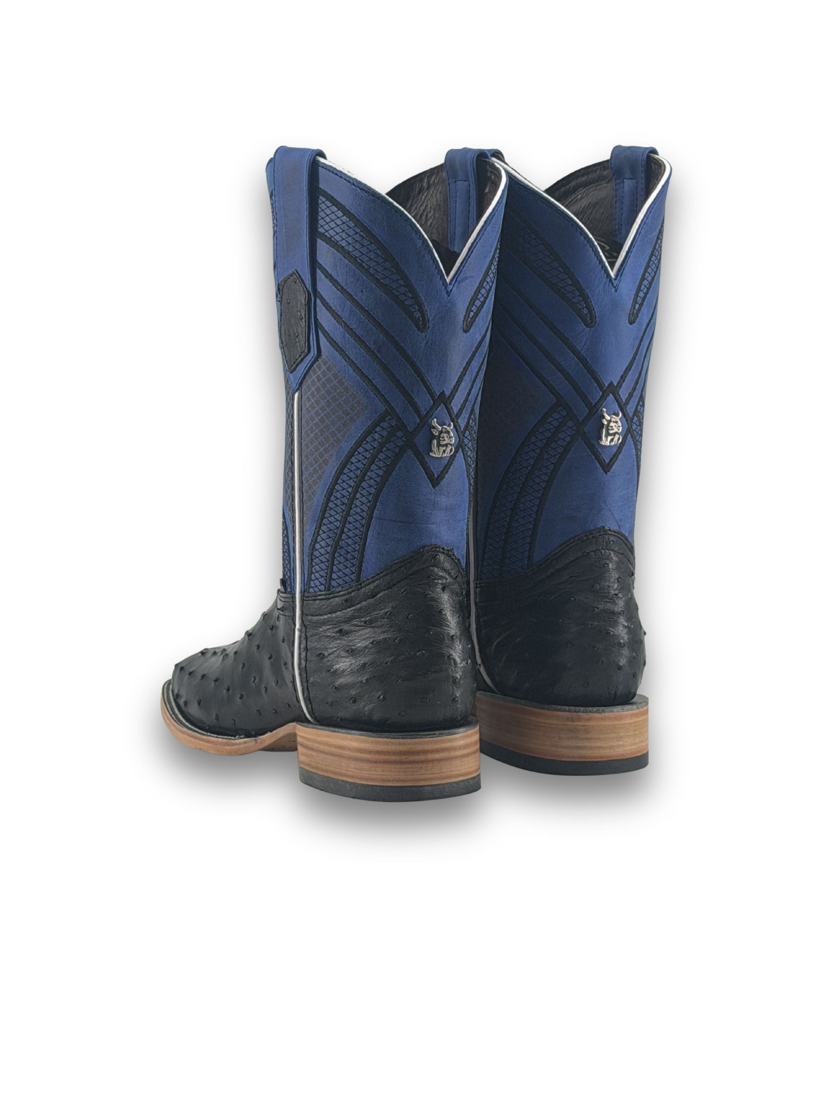 Monroe Ostrich Square Toe Cowboy Boot