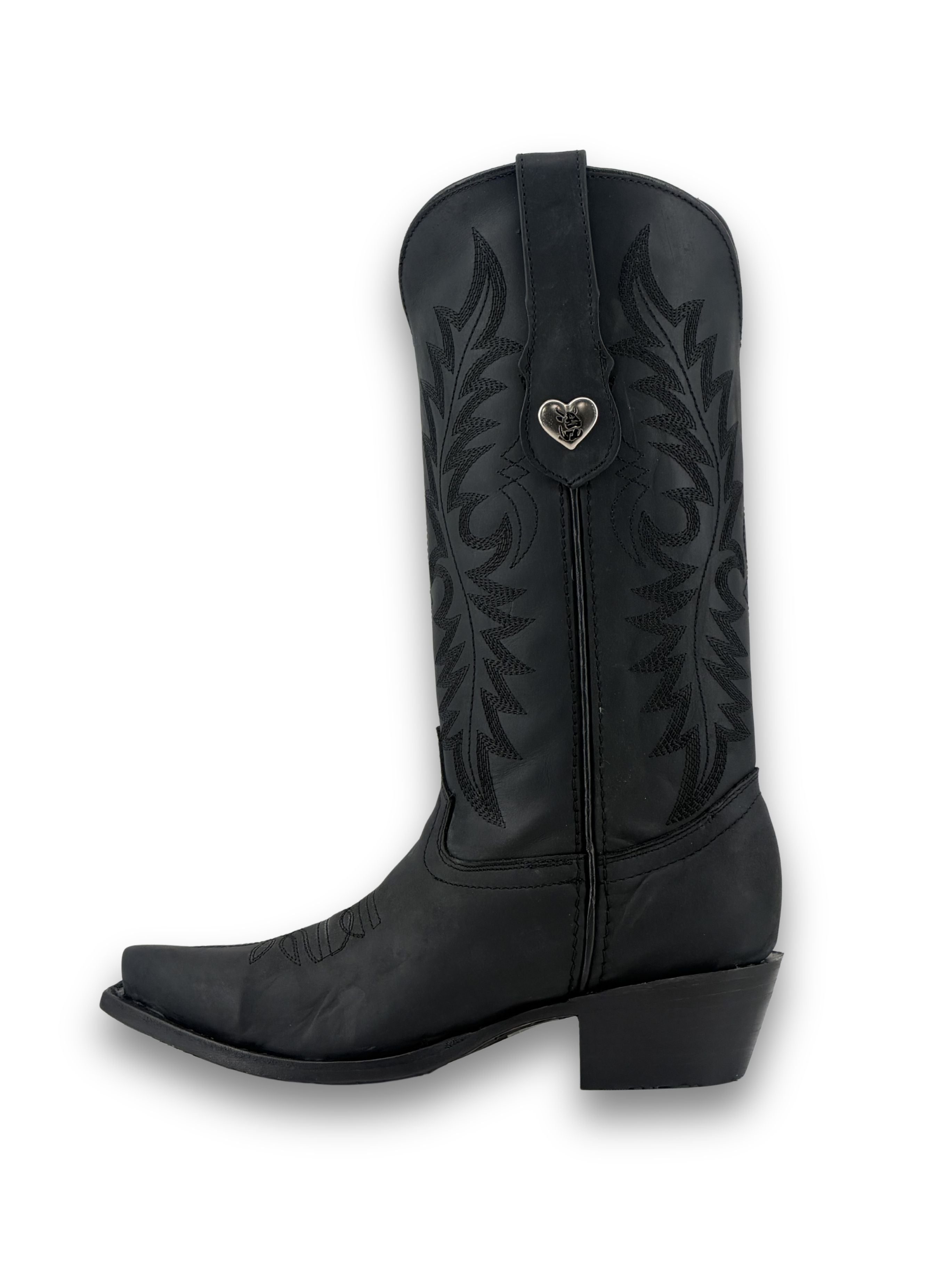 Ruby Ebano Snip Toe Cowgirl Boot