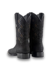 Bradley Nobuck Square Toe Cowboy Boot