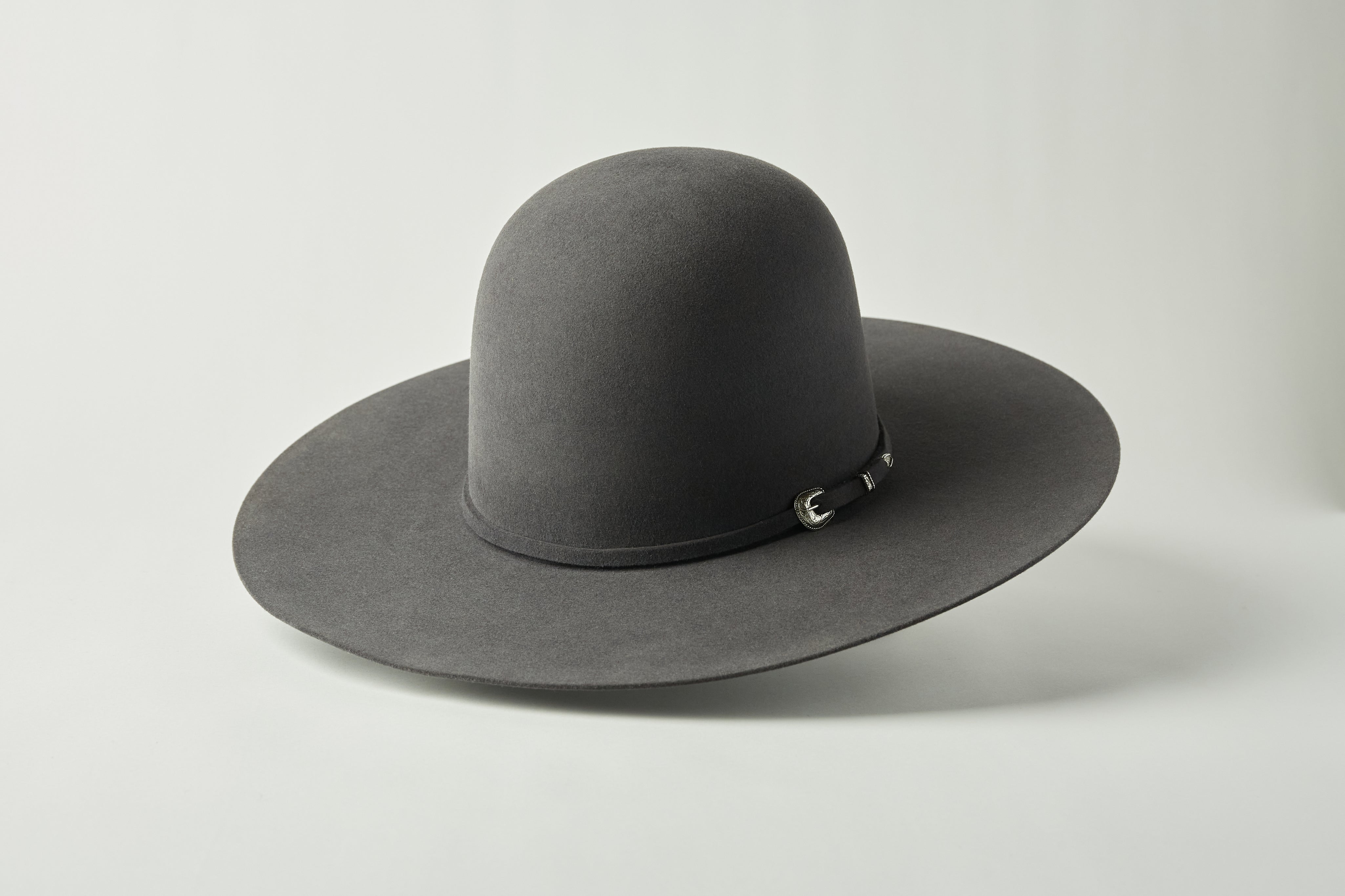 Serratelli 6X Granite Beaumont Open Crown Felt Cowboy Hat