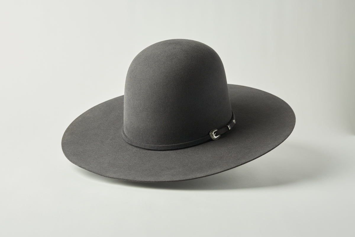 Serratelli 6X Granite Beaumont Open Crown Felt Cowboy Hat