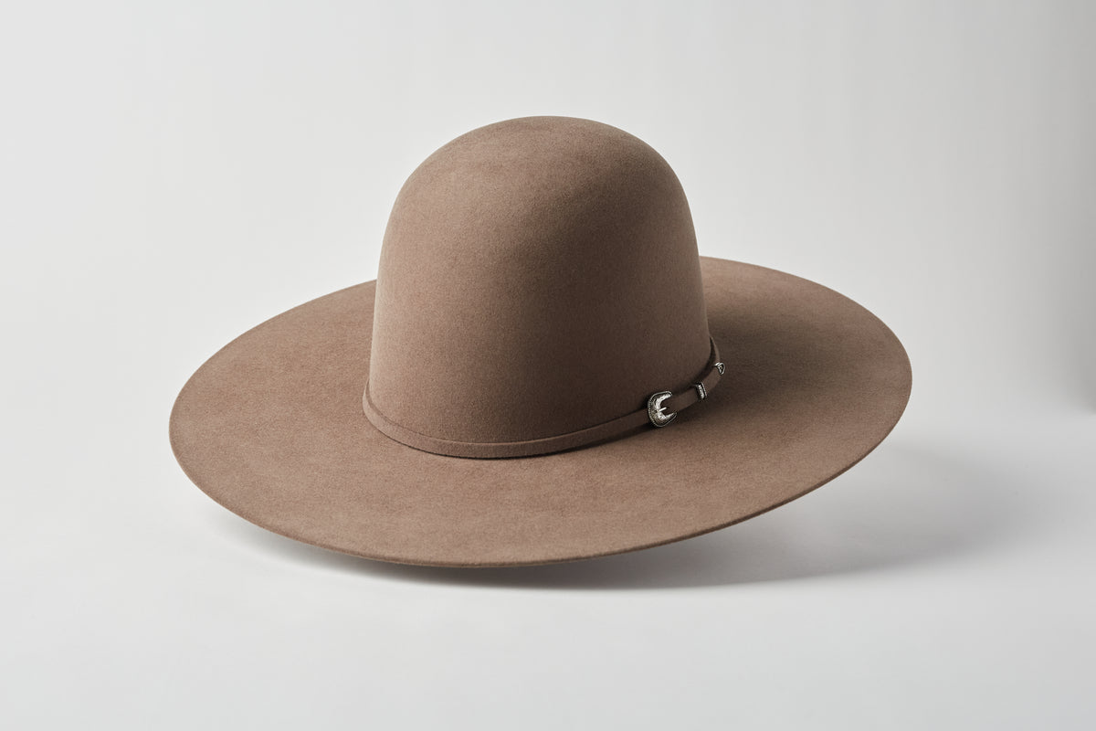 Serratelli 5X Sand Remington Open Crown Felt Cowboy Hat