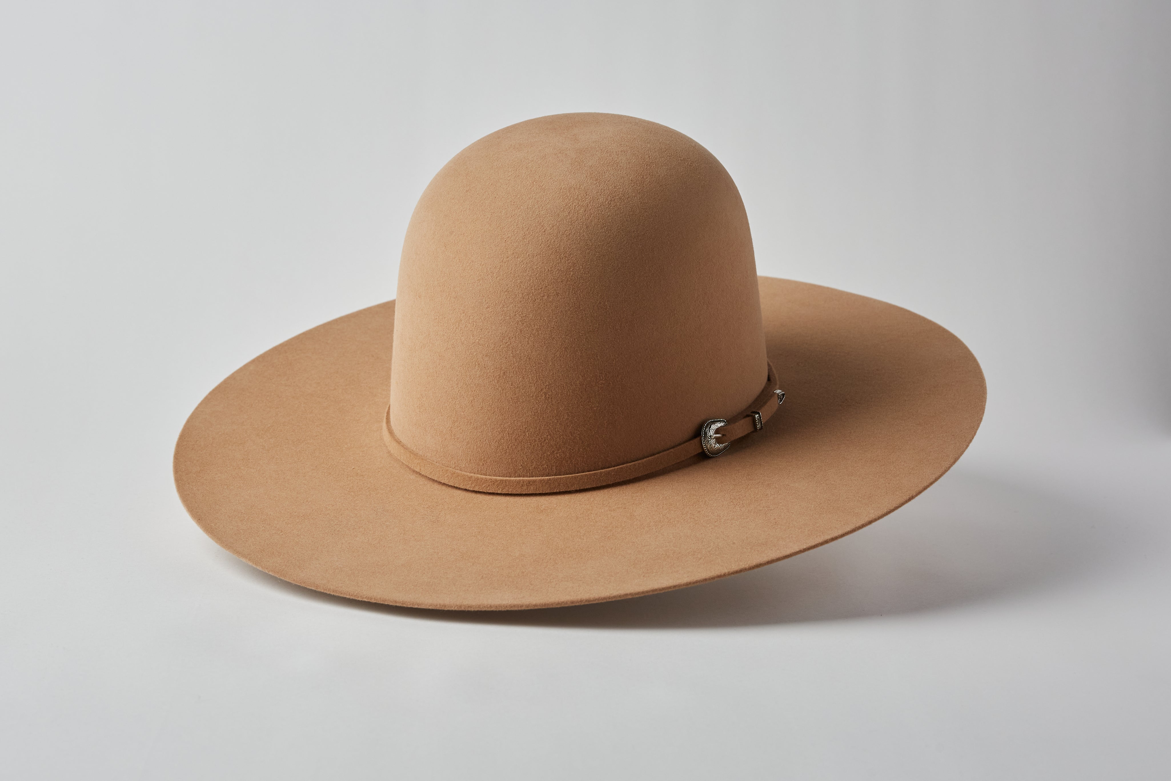 Serratelli 6X Pecan Beaumont Open Crown Felt Cowboy Hat