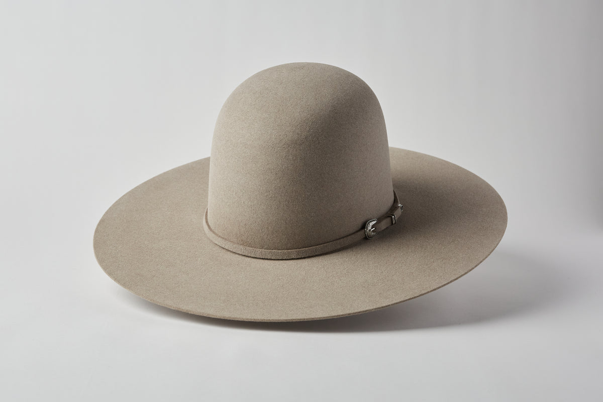 Serratelli 40X Natural Rancc Open Crown Felt Cowboy Hat