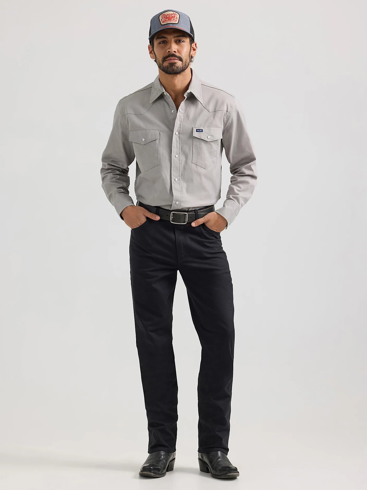 Wrangler Regular Fit Tough Confort Black Jean