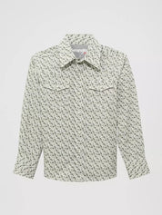 Wrangler Boys Cactus Pearl Snap