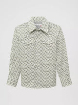 Wrangler Boys Cactus Pearl Snap