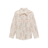 Wrangler Girl West Long Sleeve Pearl Snap Shirt