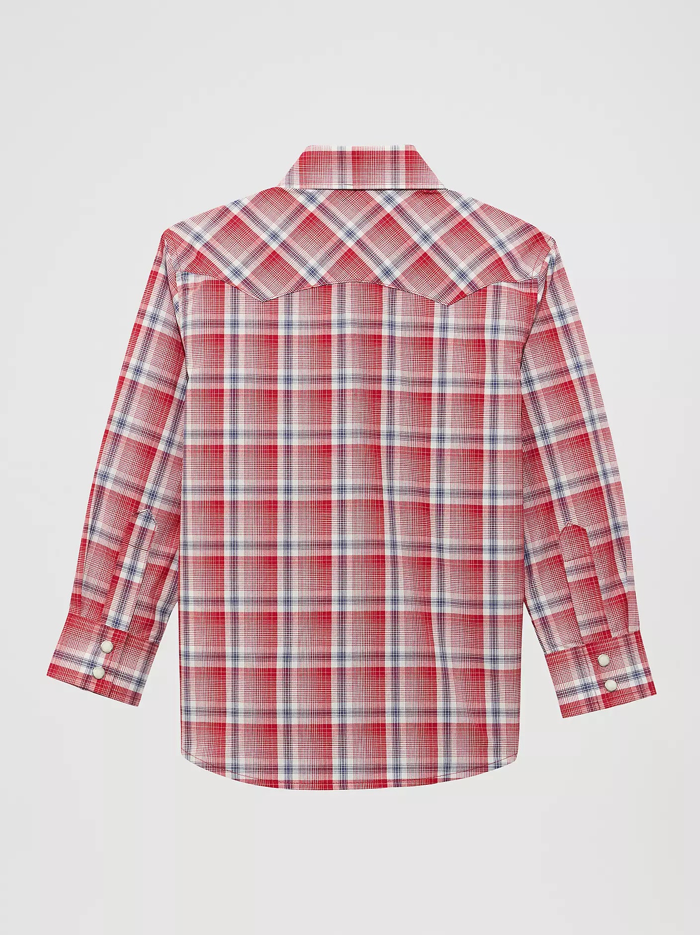 Wrangler Boys Retro Plaid Pearl Snap