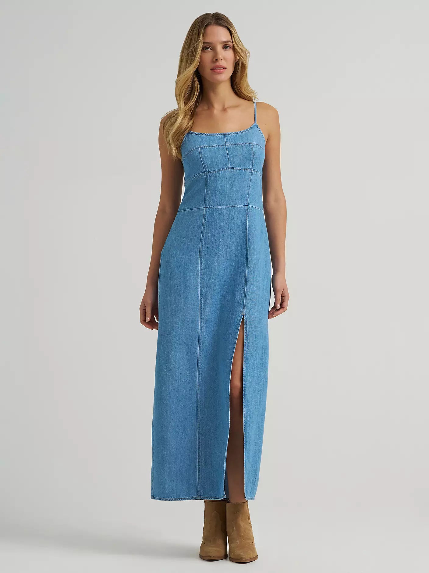 Wrangler Women's Retro Maxi Denim Dress, XL