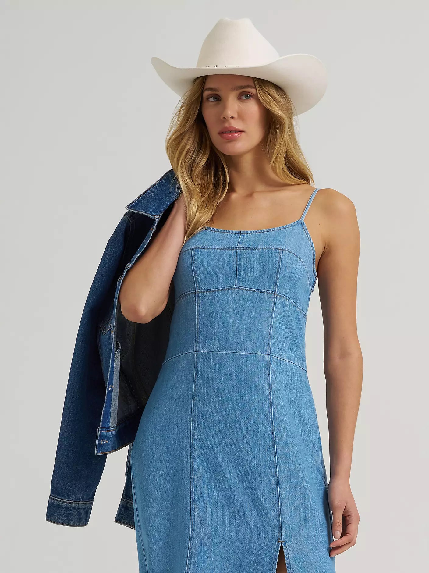 Wrangler Women's Retro Maxi Denim Dress, XL