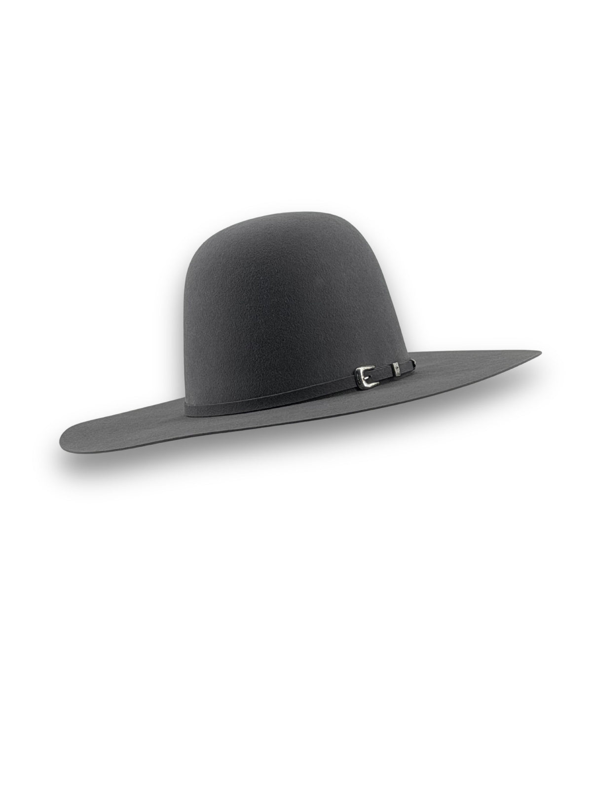 Rock'em 10X Dark Gray Beaver Open Crown Felt Cowboy Hat
