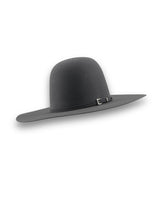 Rock'em 10X Dark Gray Beaver Open Crown Felt Cowboy Hat