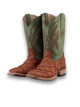 Austin Big Bass Pirarucu Square Toe Cowboy Boot