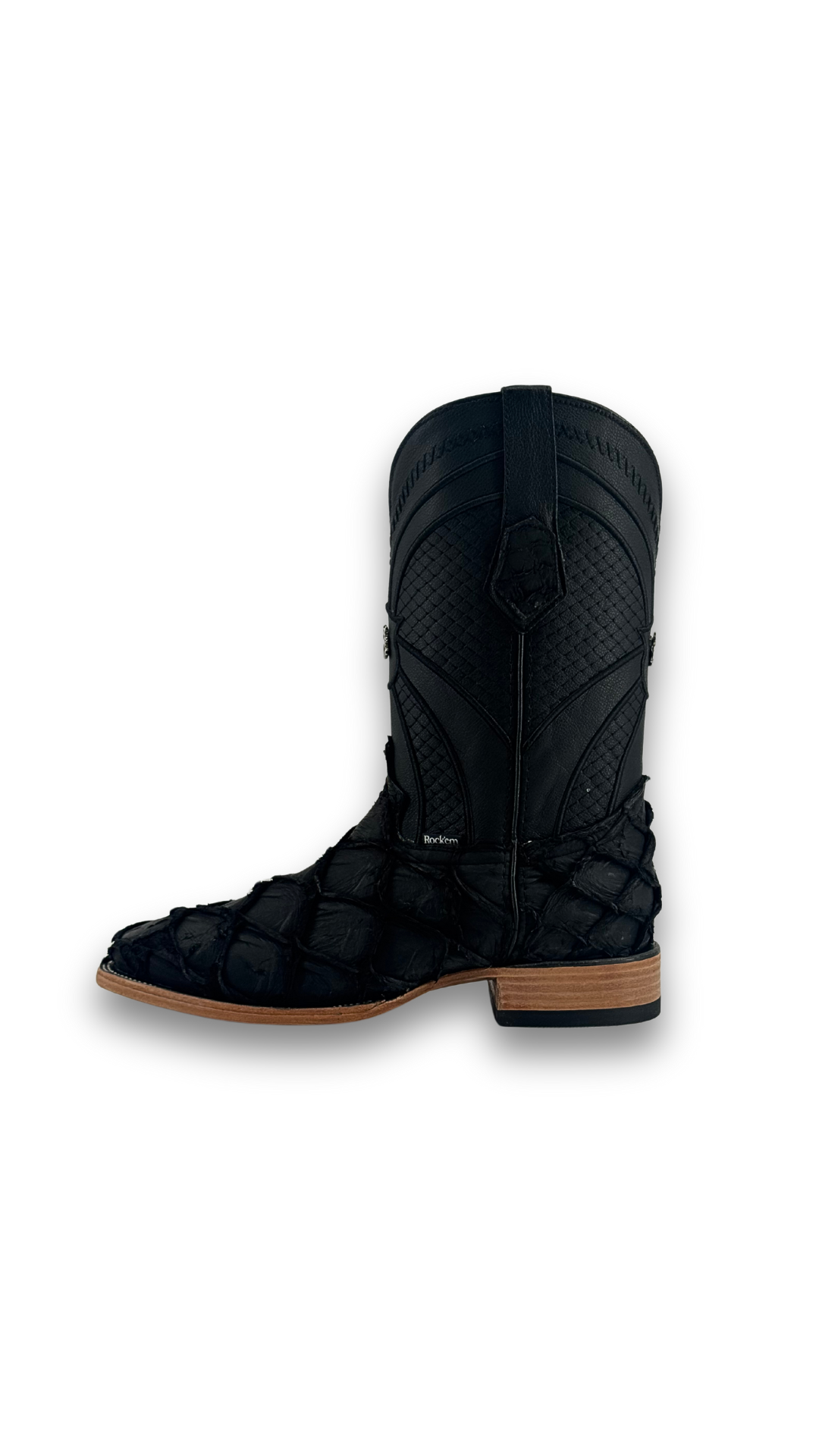Jones Pirarucu Exotic Square Toe Cowboy Boot