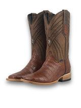 Monroe Gator Belly Square Toe Cowboy Boot