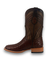 Monroe Ostrich Square Toe Cowboy Boot