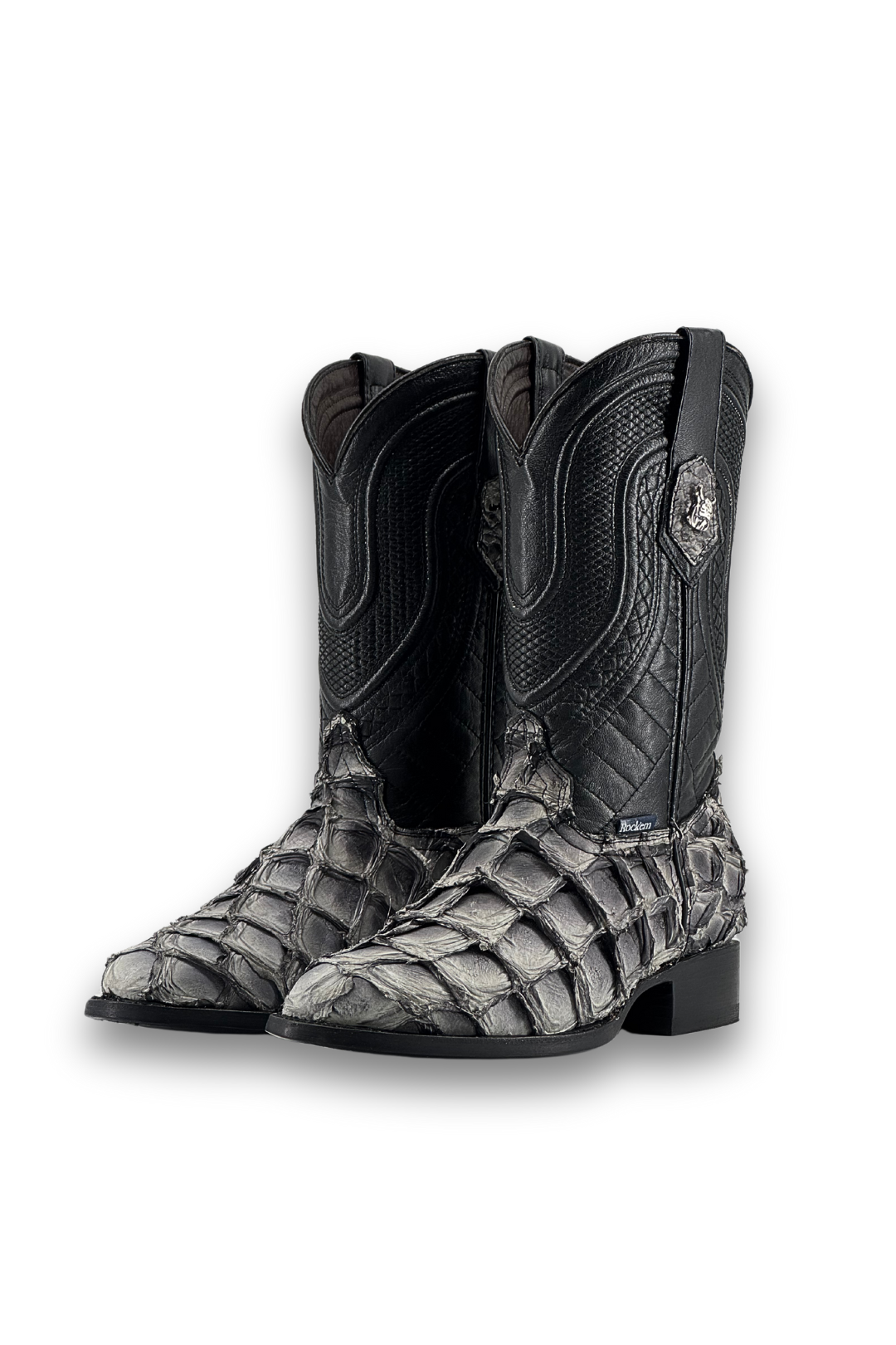 Lambeth Pirarucu Exotic Round Toe Cowboy Boot